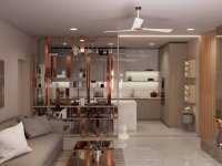 Open plan voelt leeg, designers brengen kamers terug
