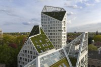 MVRDV voltooit zijn bergachtige woonbuurt in Eindhoven