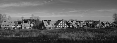 Een sociale-huurwijk in Marknesse loopt voor op de luxe-bouw